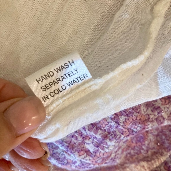 Cotton Floral Pink & Purple Flowy Top & Maxi Skirt SET. - Picture 16 of 16